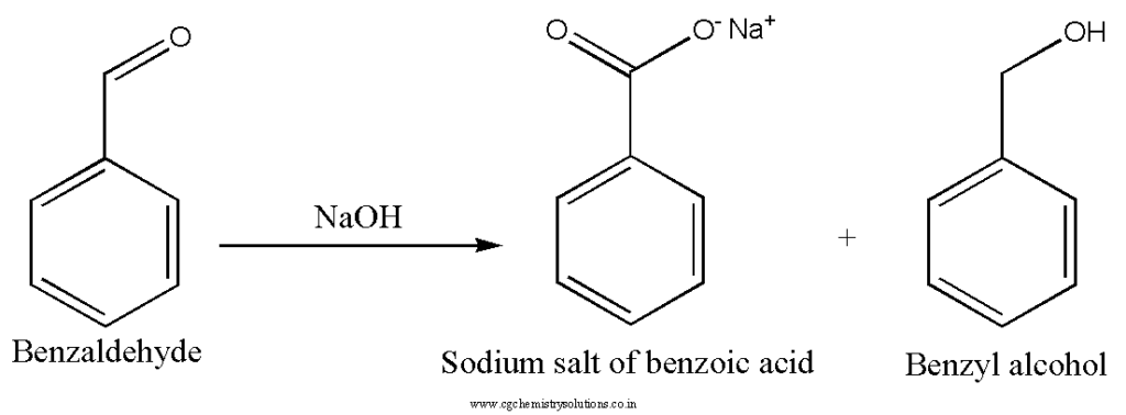 organic chemistry question, Cannizzaro reaction,