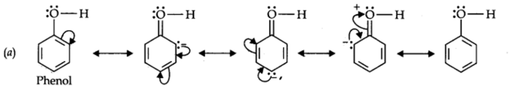 resonance structures of phenol