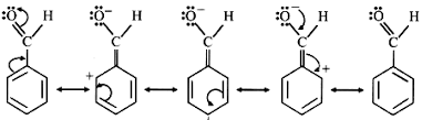 resonating structure of benzaldehyde